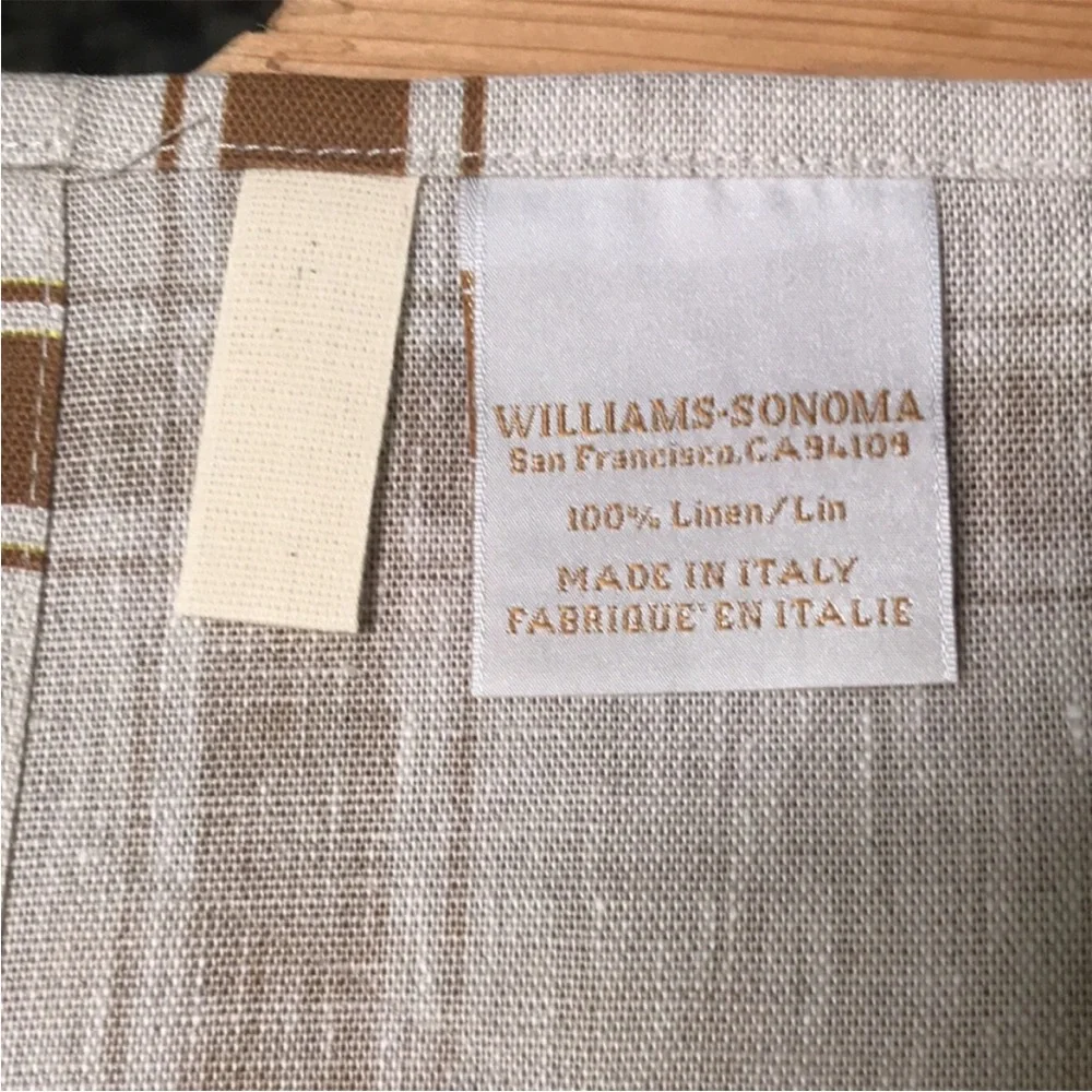 Williams Sonoma Mushroom Tea Towel Flour Sack Kitchen